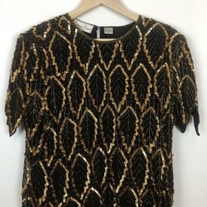 SEQUIN PARTY TOP - VINTAGE